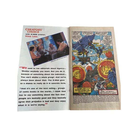 Marvel Creators Choice X Men #1 Comic Book 1990s Pizza Hut Signed Poster - Picture 4 of 5